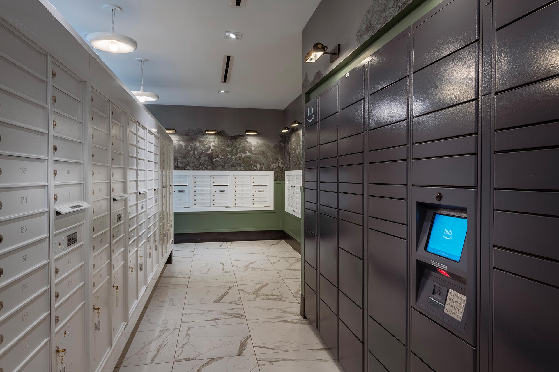 mail room package storage